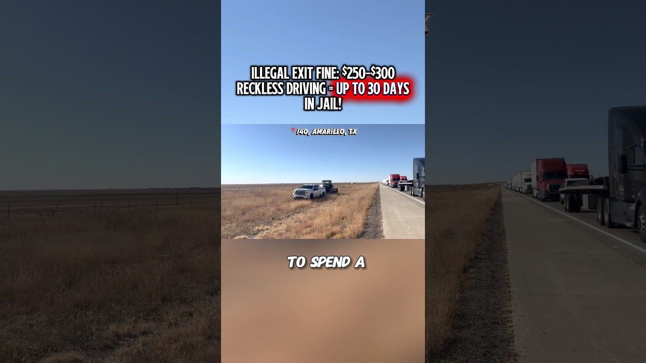 It's Not Legal to Transfer to the Feeder From the Main Highway In Case of Traffic in TEXAS