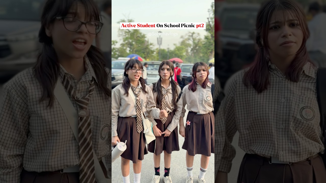 Active Student On School Picnic pt2 😂 #viralshort #comedy #ytshorts