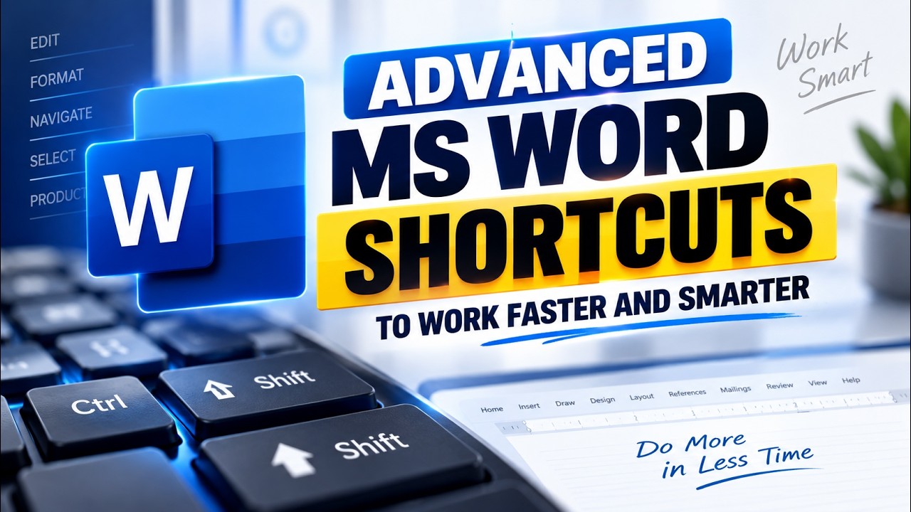 Advanced MS Word Shortcuts to Work Faster and Smarter
