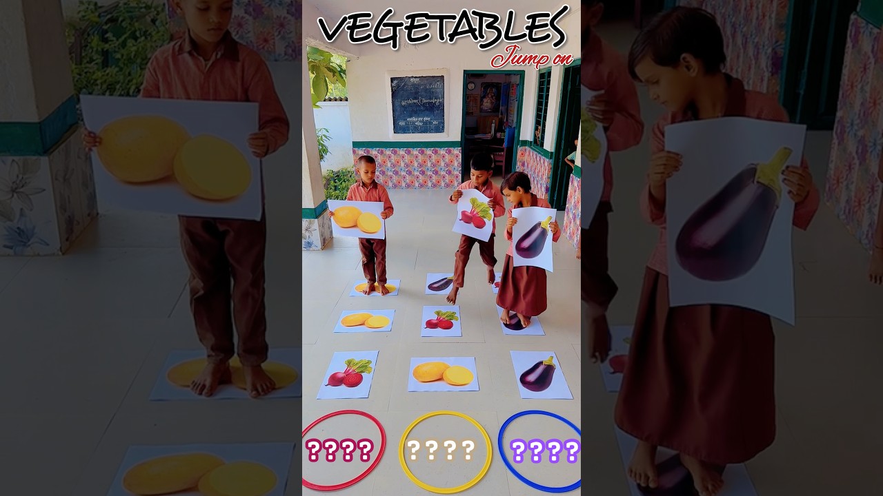 Jump on Vegetable Pictures #shortvideo #viral #kidslearning #trending #popular #shorts