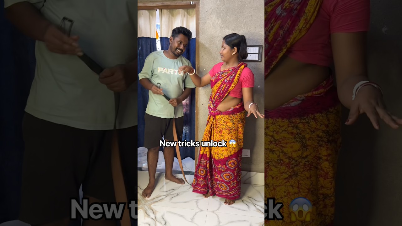 Crazy Husband& Wife ❤️😂 Funny video 🤣 #shorts #trending #funny #tricks