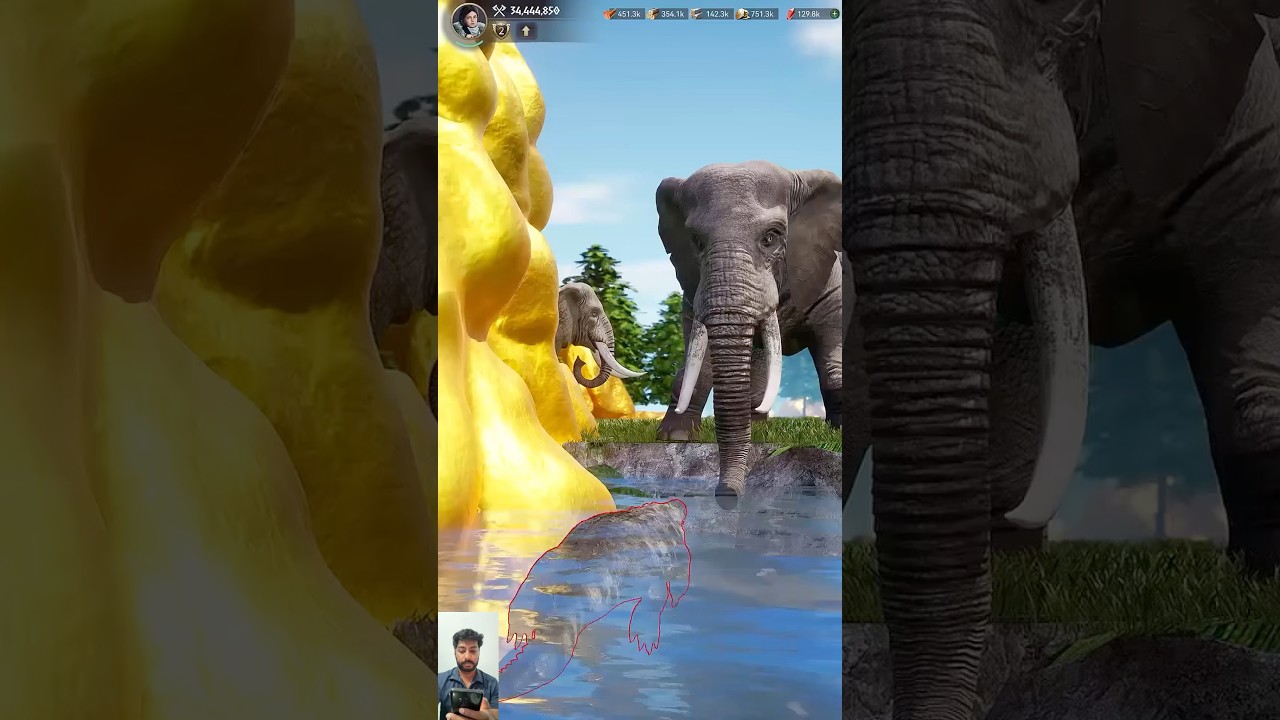 Viking Rise: Elephants vs Crocodiles #viralshort #vikingrise