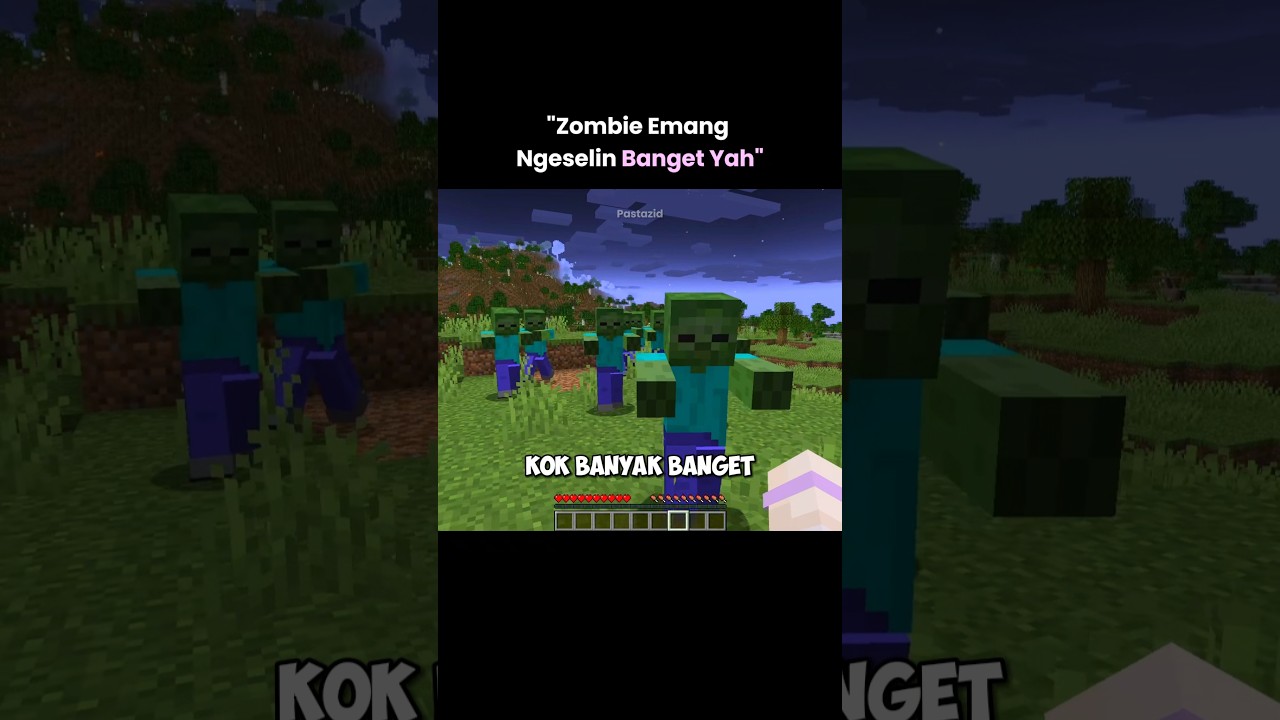 Lolos Dari Kejaran Cuman Buat Di kerjain Villager #minecraft #shorts