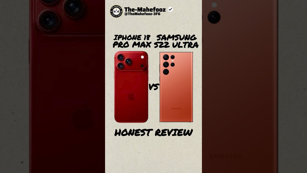 iPhone 18 Pro Max Vs Samsung S22 Ultra Honest Review #shorts