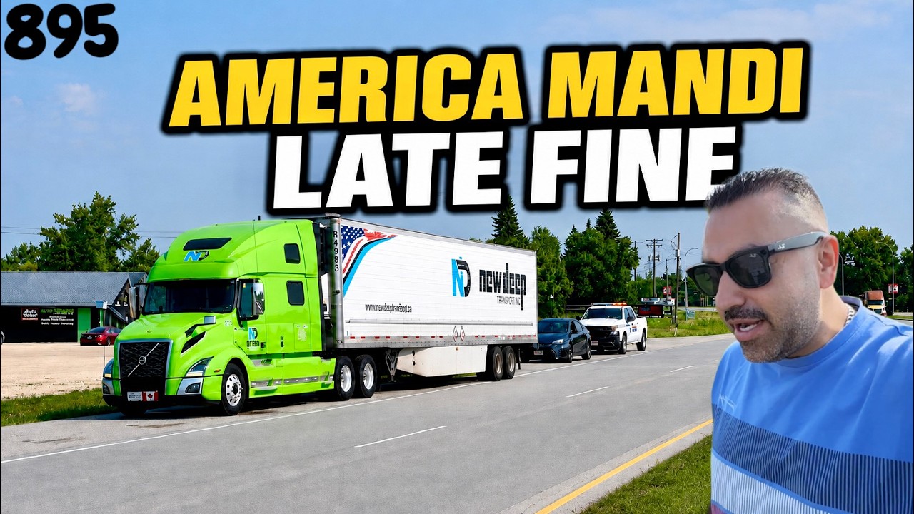 How a Truck Driver Saved $250  Late Load Fine in America | 895