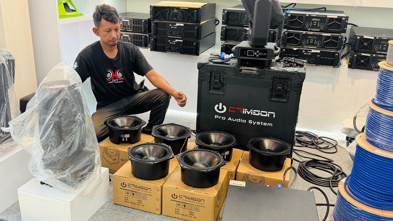 UNBOXING speaker 10INC CRIMSON CR-10N301