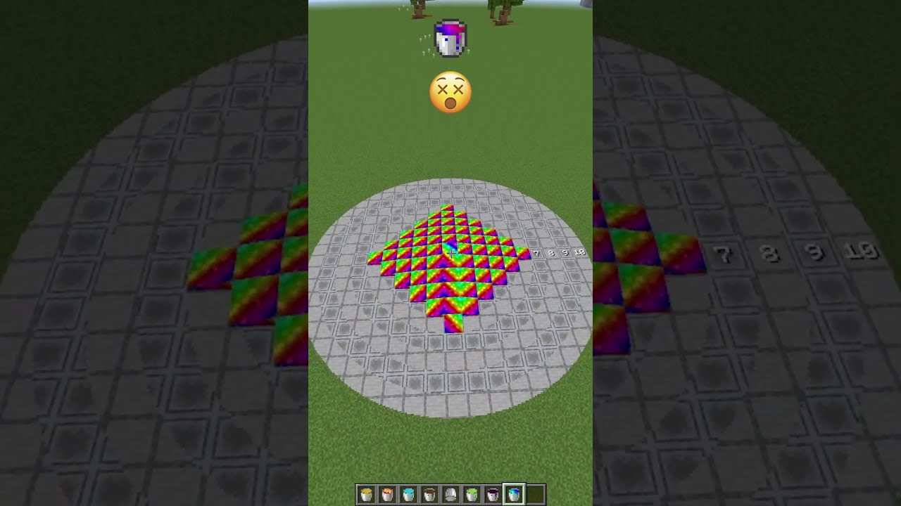 Easing Off Verity Colors vs Liquid Broadcast Emoji Reaction #shorts #minecraft #meme