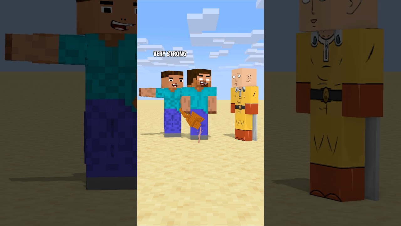 Herobrine And His Friend Call For Backup #friendship #shorts #trending #anime