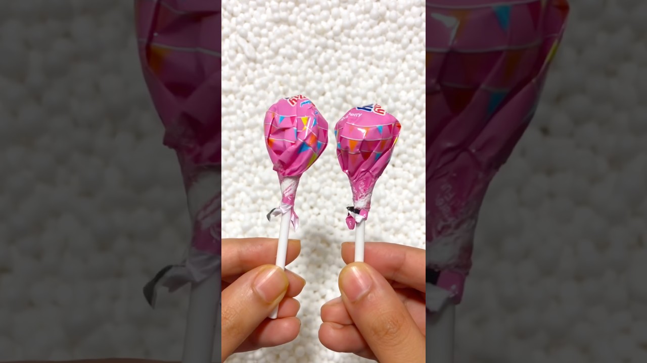 Yummy Pink Lollipop 🍭 #candy #ytshorts #stonebeads #candyopening #snacks #chocolate