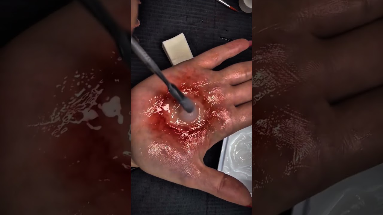 Mind-blowing Special FX Makeup! Realistic Wound Illusion 😱🎨 #sfxstore #sfxmakeup #hindi