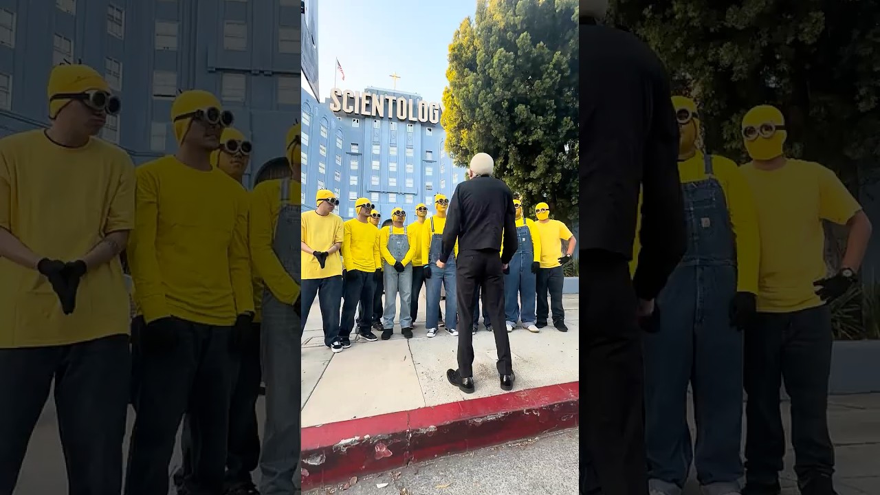 Gru goes to Scientology #despicableme #minions #scientology #memes #prank #funny #cosplay #gru