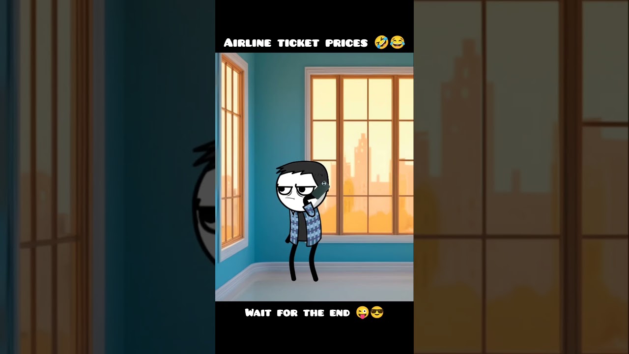 Airline Ticket Prices..!!! 🤣😂 #shortsfeed #2danimation #airlines #comedyshorts #funnyshorts #funny