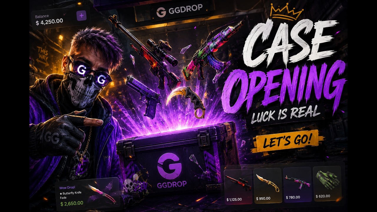 From $5 to a KNIFE? Insane Upgrade Challenge! Upgrade with 10% promo? - GGDROP OPENING CASE