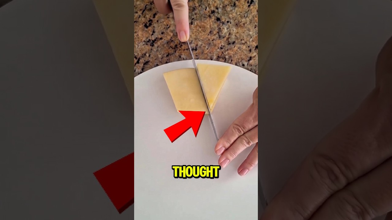 He Found the Perfect Way to Cut Cheese 😳🧀
