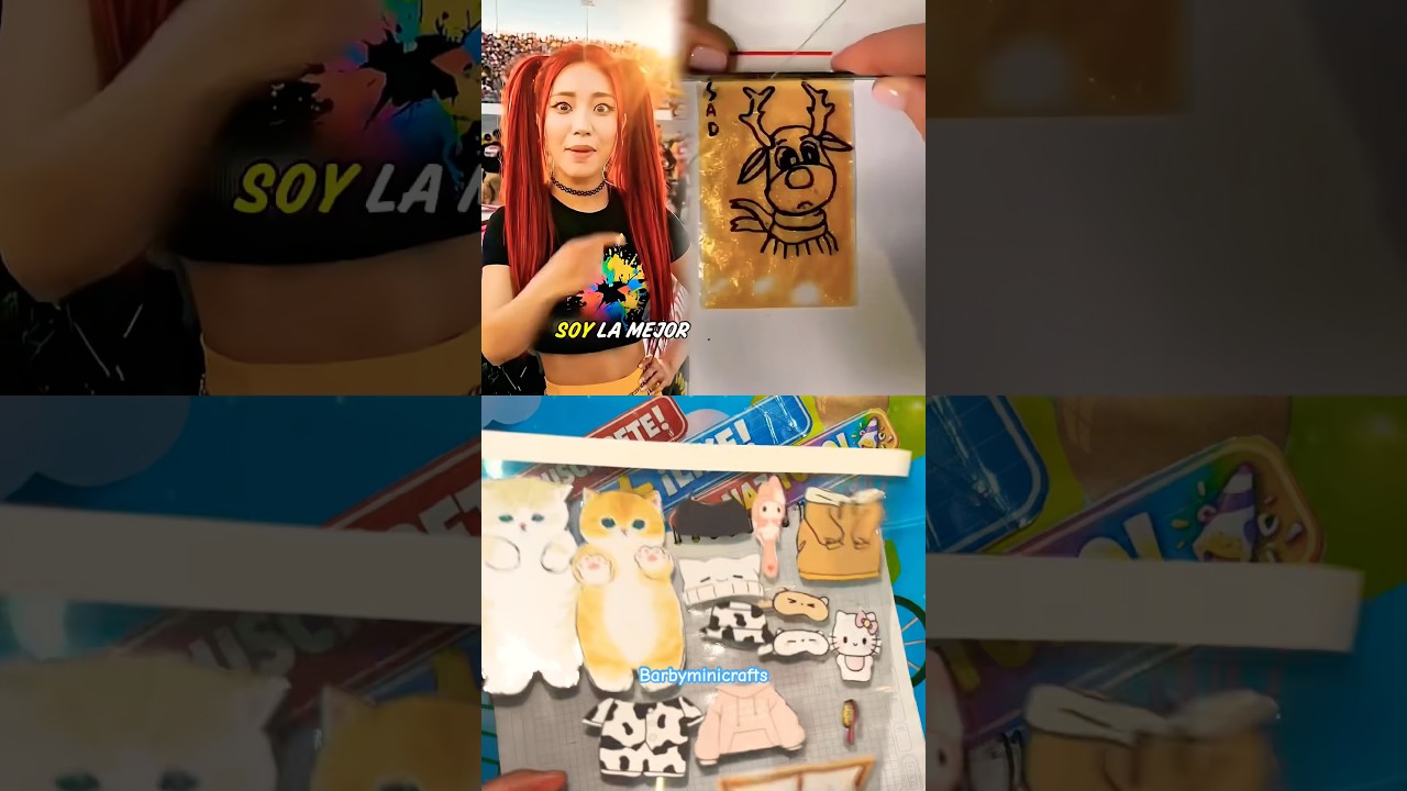 🏅Quien ganará MIRA 🆚 RUMI # 😱 #viral #shorts #trending #diy #art #drawing #kpop