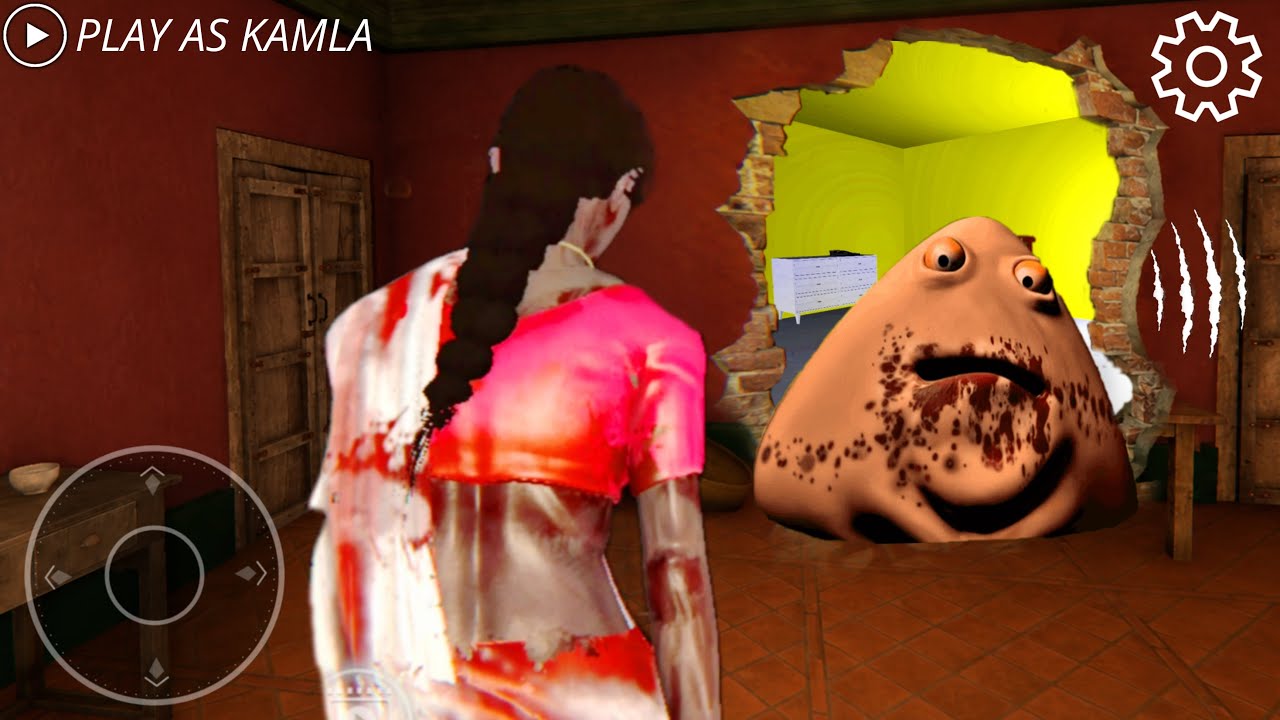 PLAYING AS KAMLA IN BOU’S REVENGE HORROR GAME || KAMLA VS SCARY POU FULL VIDEO 