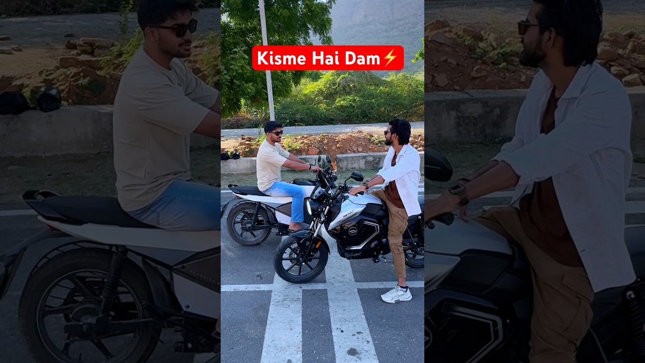 Ye Do Electric Bike m kon hai Damdar😱 Electric Bike in india #abhishekmoto #shorts