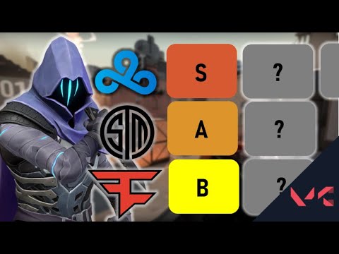 PRO VALORANT TEAM TIER LIST | WHICH TEAMS ARE THE BEST?
