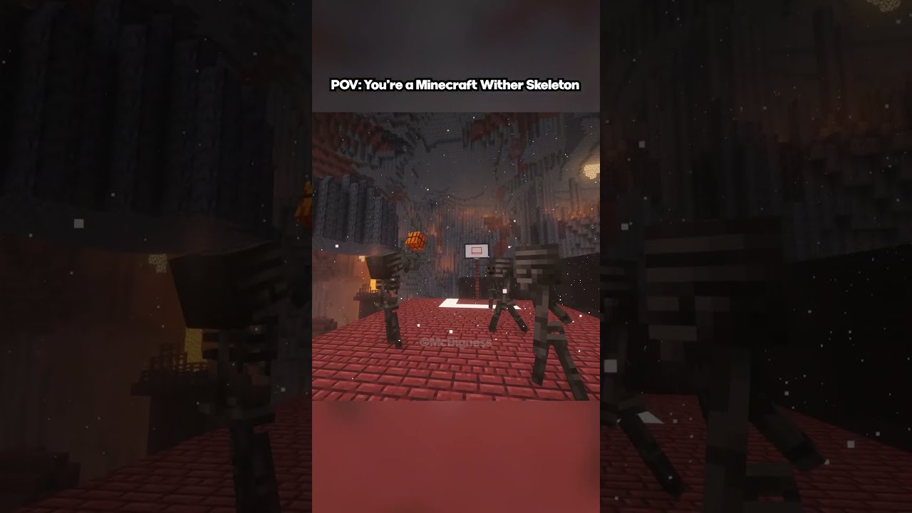 POV: You're a Minecraft Wither Skeleton
