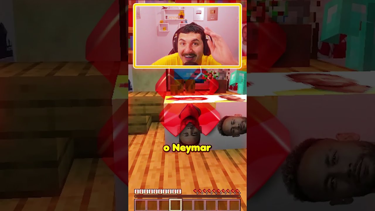 Ele não REPAROU no JOGADOR ESTRANHO! #minecraft