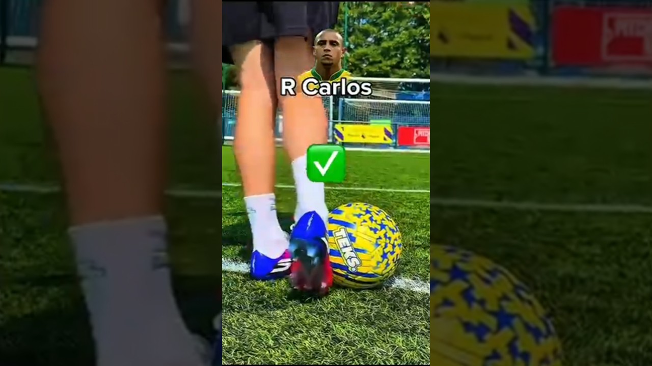 R Carlos ⚽️🥶 skill shot🔥💫 #football #trending #viral #shorts #youtubeshorts #music #soccer #neymar