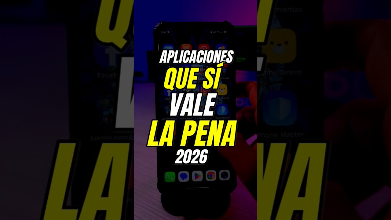 APLICACIONES QUE SI VALEN LA PENA EN 2026 PT1 #tech #tecnologia #celular #aplicaciones #admindinero