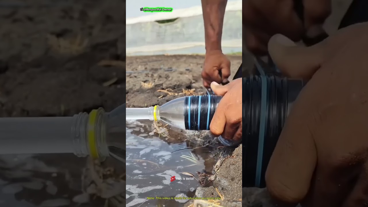 He Turned a Simple Bottle Into a Water Control Valve