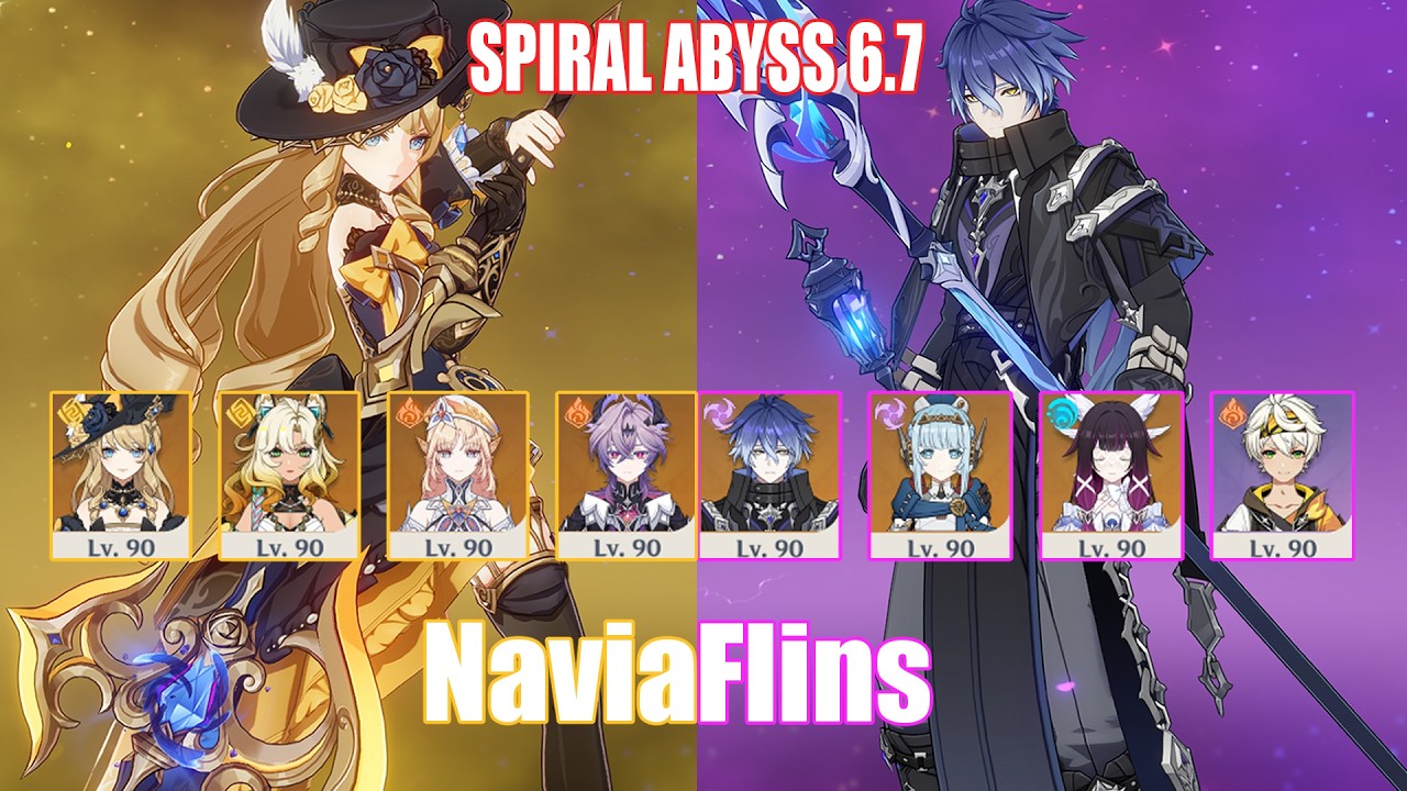 C0 Navia & C0 Flins | Spiral Abyss 6.7 | Genshin Impact