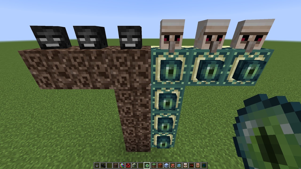 what if you create a Spiral Wither Ender Golem in MINECRAFT