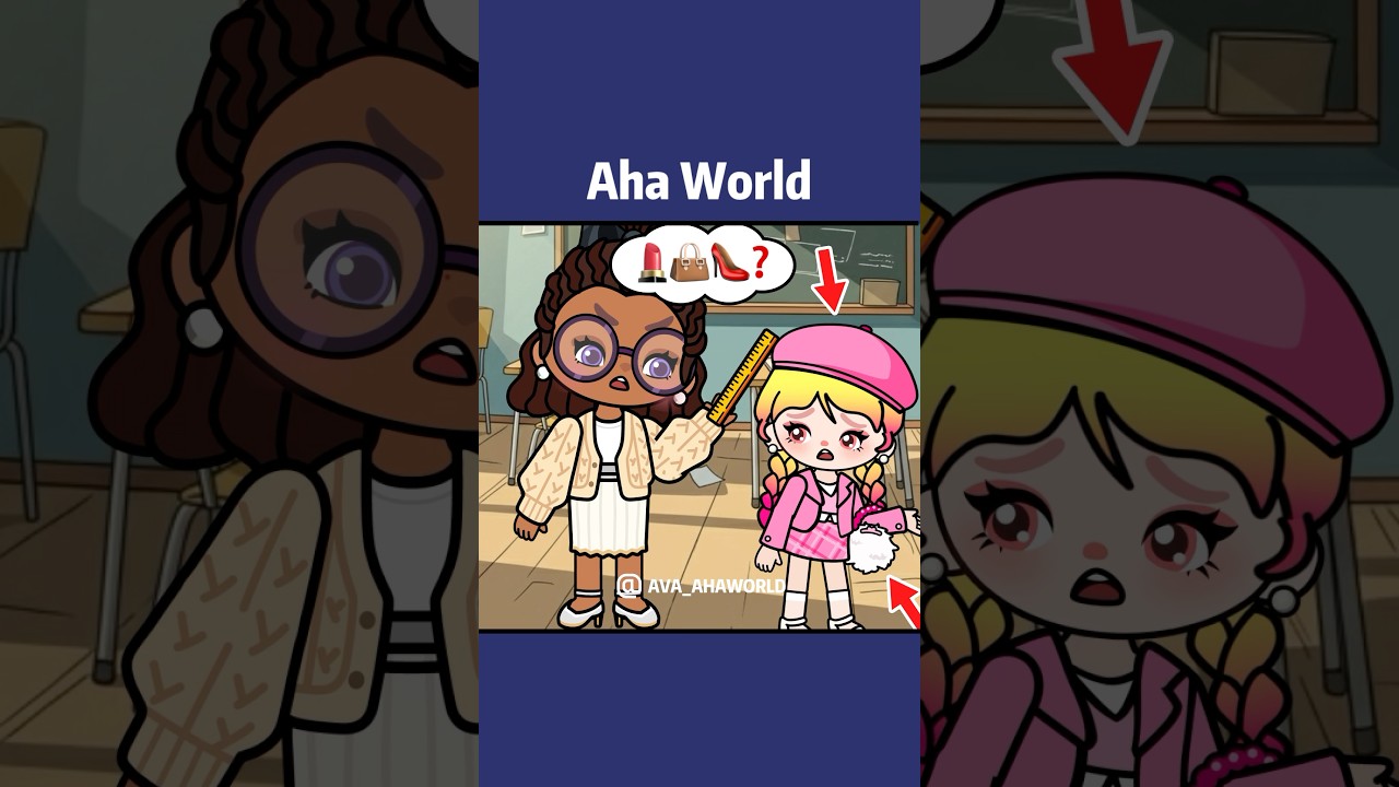 A stylish family #ahaworld ❤️ #avatarworld #tocaboca #gacha #fyp #shorts