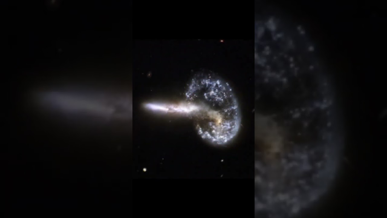 Galaxies collision: Simulation vs REAL images captured