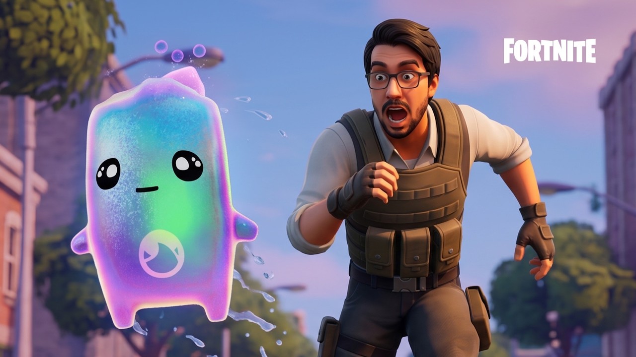 Catando um mísero elemental metalizado no Fortnite