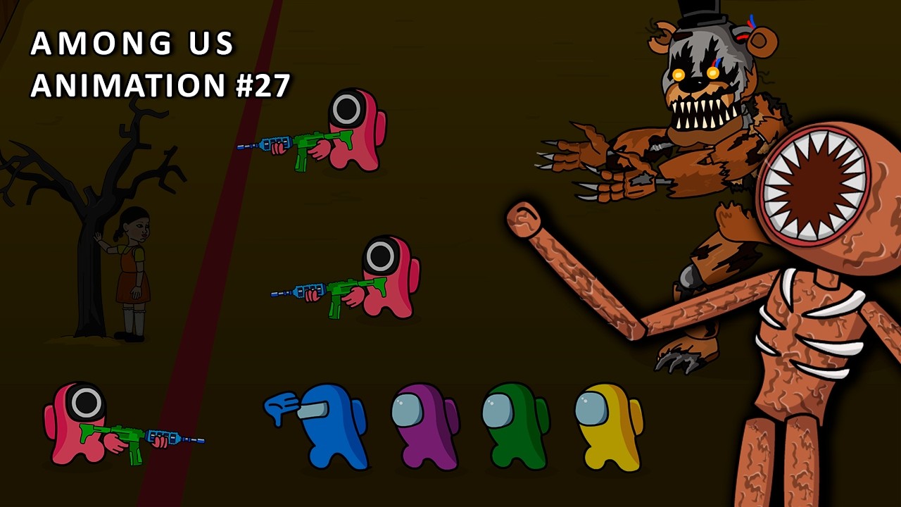 Among Us in Squid Game Season 2: Iron Golem x Enderman x Minecraft World! 🎮 Toonz Animation