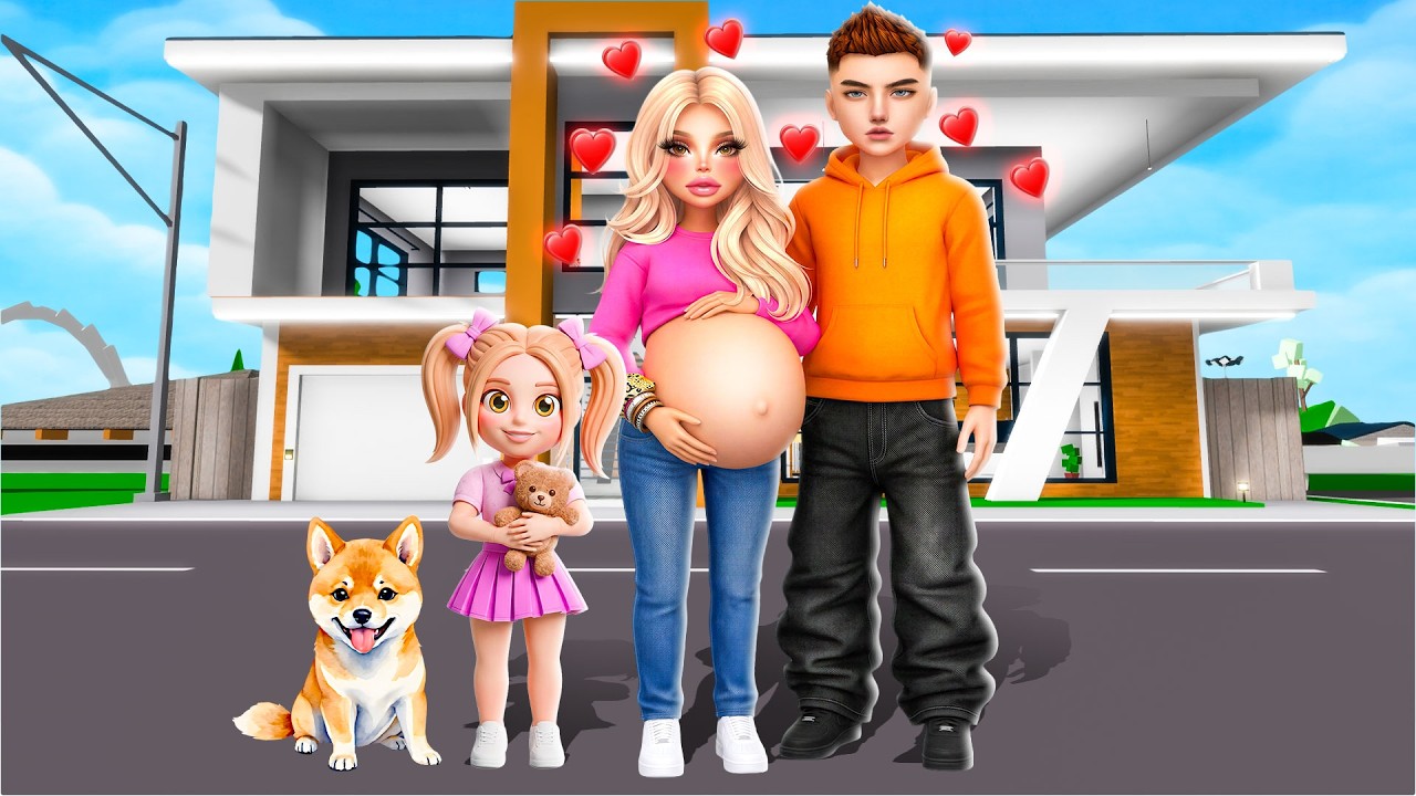 ZAŁOŻYŁEM RODZINE REALISTYCZNĄ na BROOKHAVEN w Roblox!