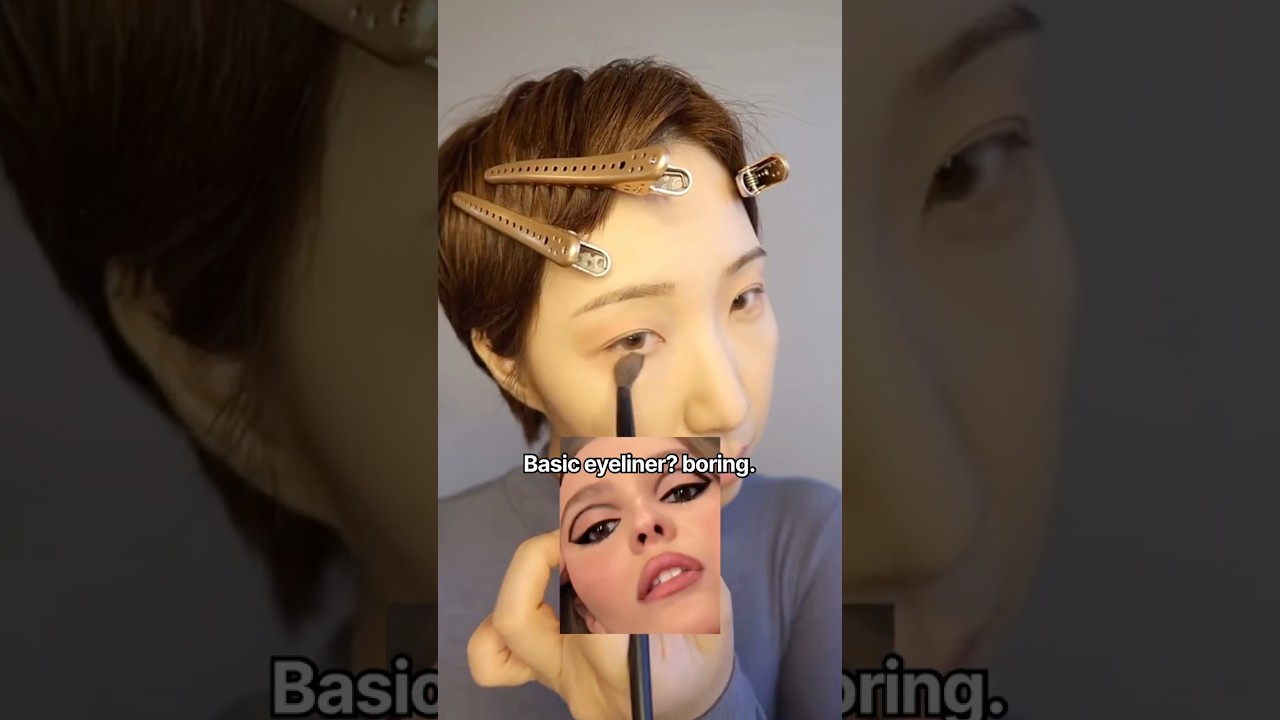 ⋆⊹꙳eyeliner, but make it different 🧸⊹꙳ #makeup #beauty #trending