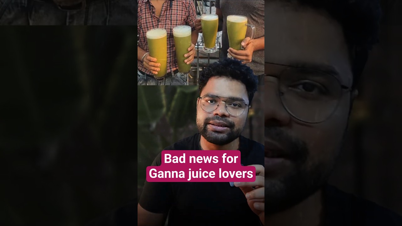 Sugarcane juice is not for everyone 🍹