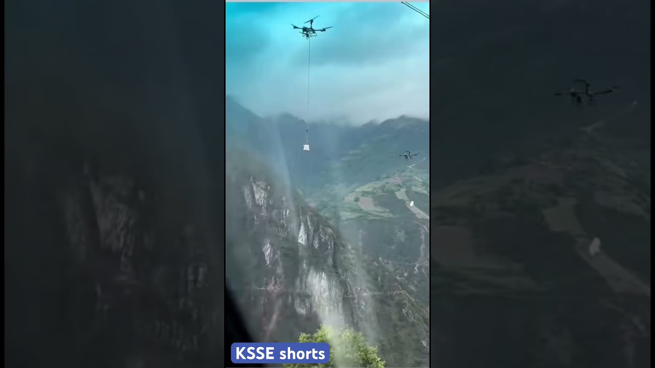 How Drones Support Construction in Challenging Terrain 🚁🏔️ #Construction #DroneTechnology