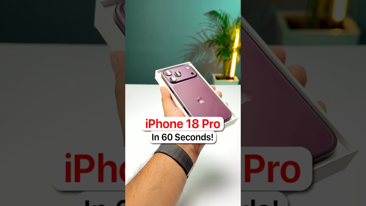 iPhone 18 Pro in 60 Seconds!