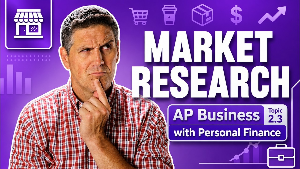 Market Research | AP Business with Personal Finance Topic 2.3