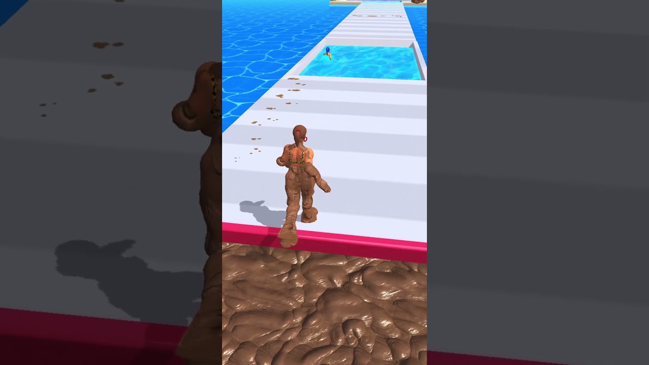 Pulei na piscina de lama #shorts #short #shortvideo #gaming #gameplay #games