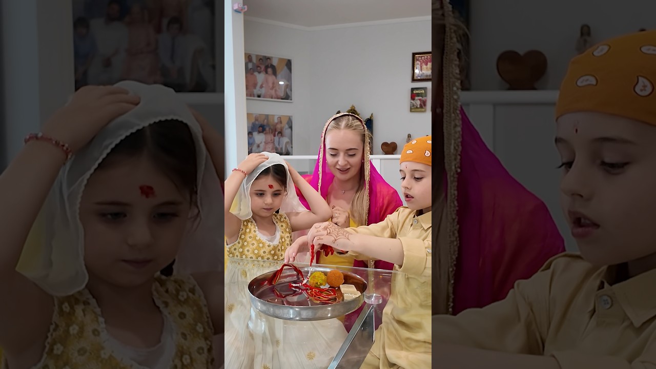 Happy Raksha Bandhan Family 😍🧿 #rakhi #india #punjabi #hindi