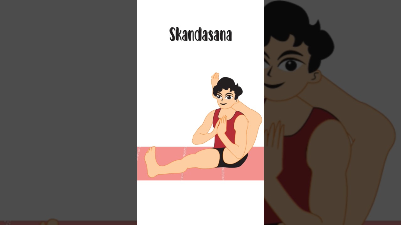 Try these amazing Stretches for Kids to do Skandasana! #yogapractice #flexibilitytraining #yogaguppy