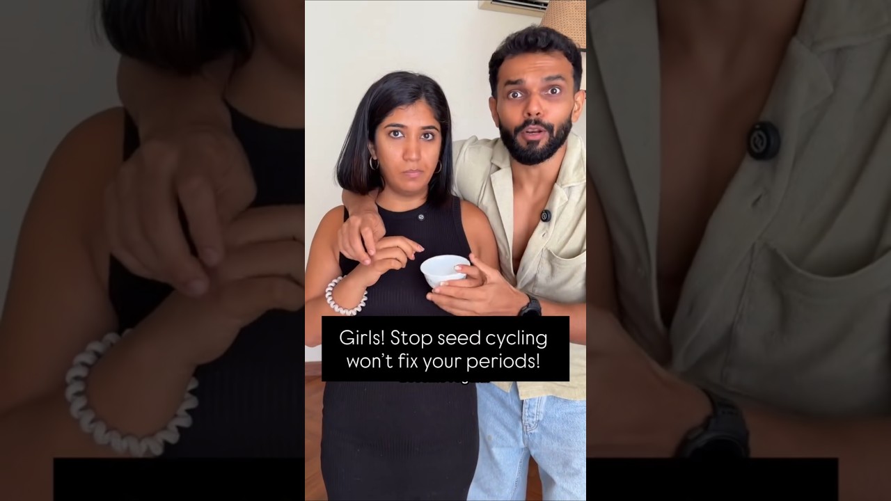 Girls! Stop seeds cycling won't fix your Periods! #shorts #periods #relatable #health #youtubeshorts