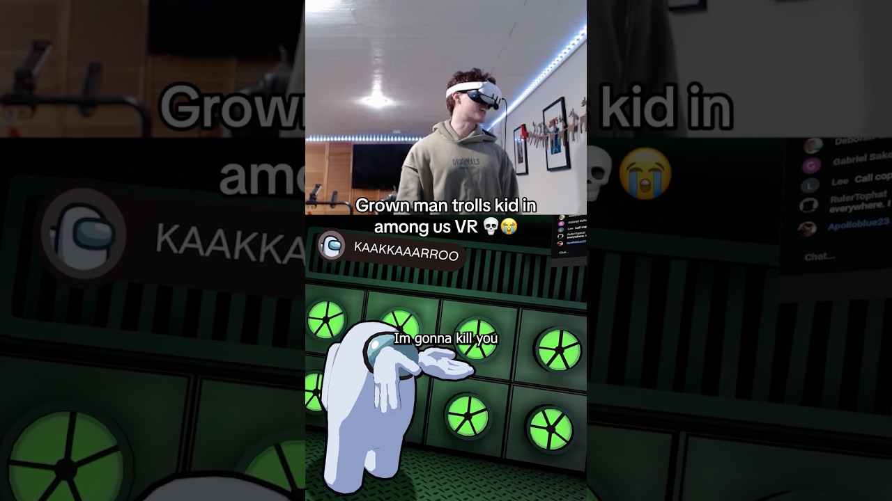 Trolling a Kid in Among Us VR