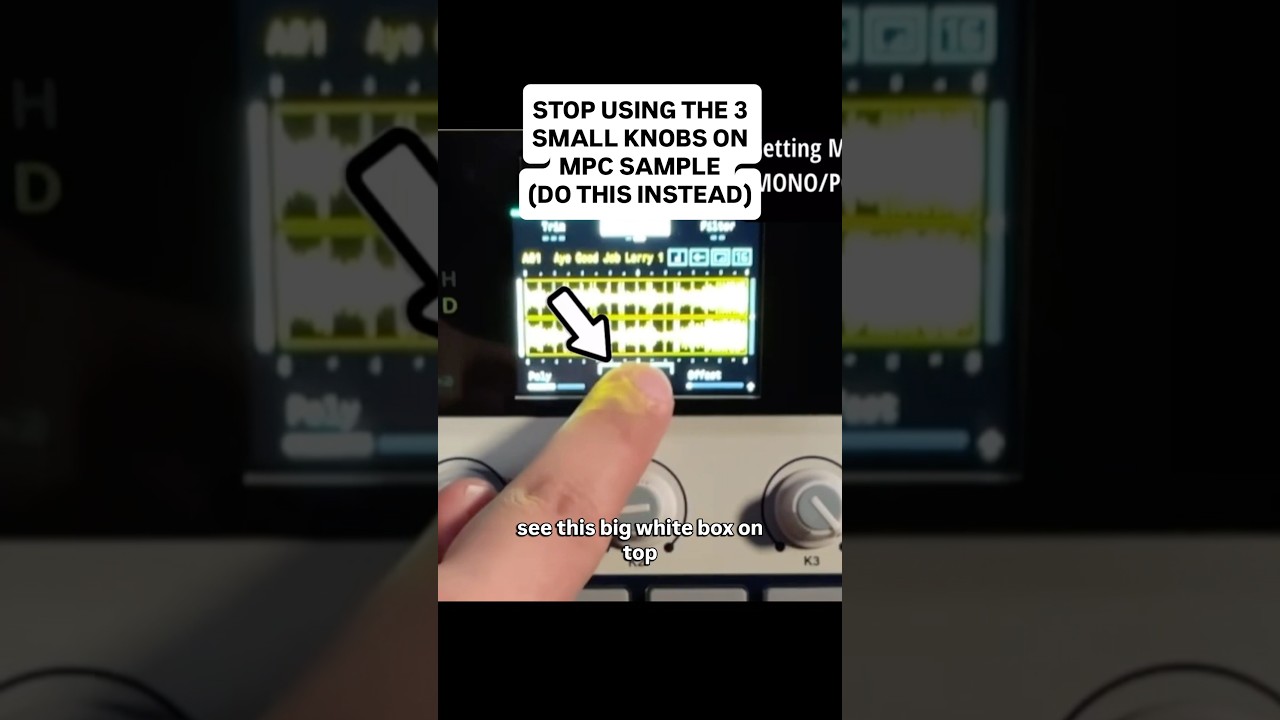 Forget the 3 knobs on MPC SAMPLE This one change makes sample editing 10x faster.