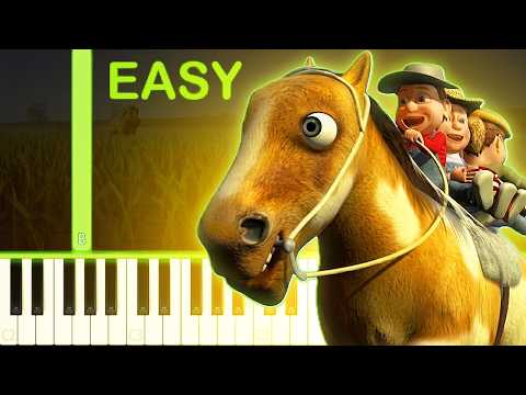 Percherón - La Granja de Zenón - EASY Piano Tutorial