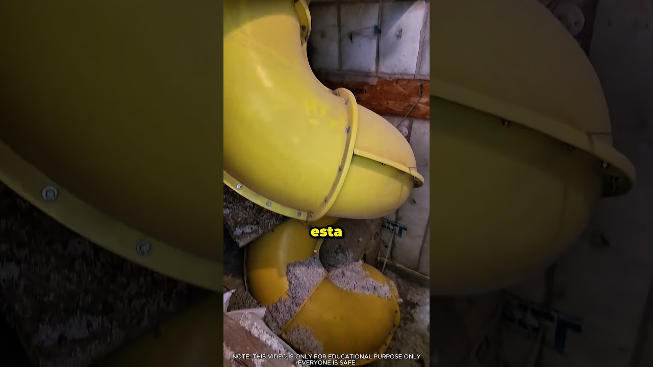 Un inspector de viviendas encuentra un tobogán sorpresa