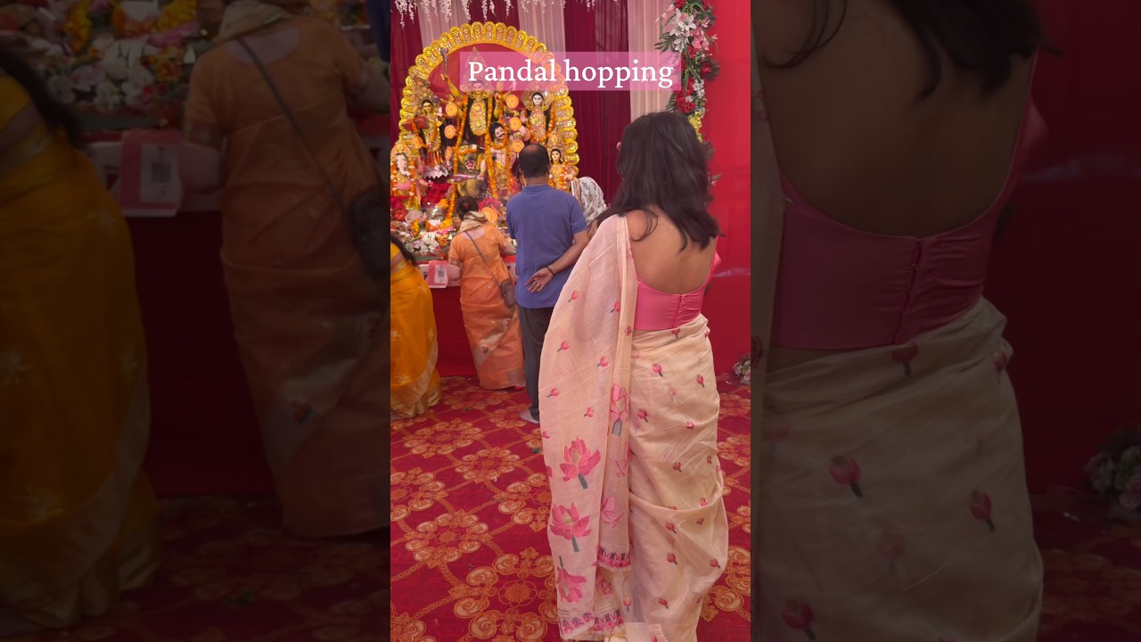 This time of the year✨🪷🧿 #festival #crpark #kolkata # #viral #goodvibes  #ytshorts #fyp