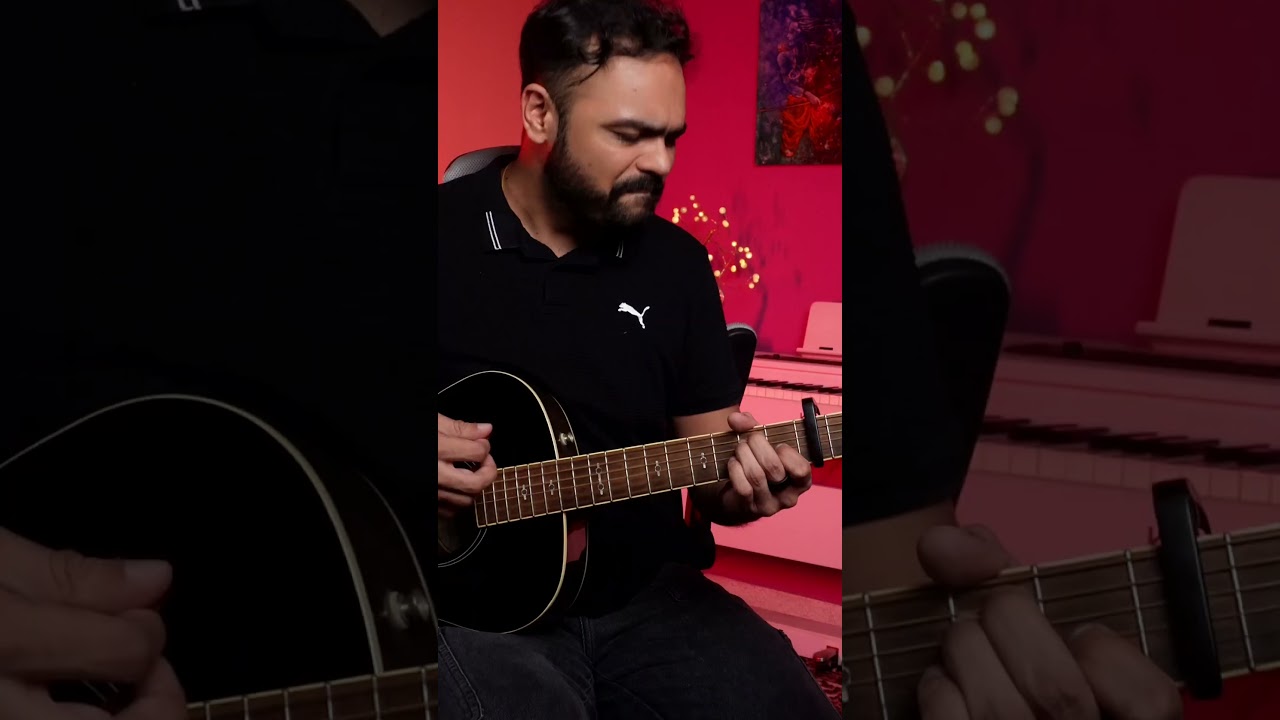 Ruposh (teri nazron ke sadqe) Guitar Lesson 🎸 Easy Chords for Beginners (Trending Song!) #shorts
