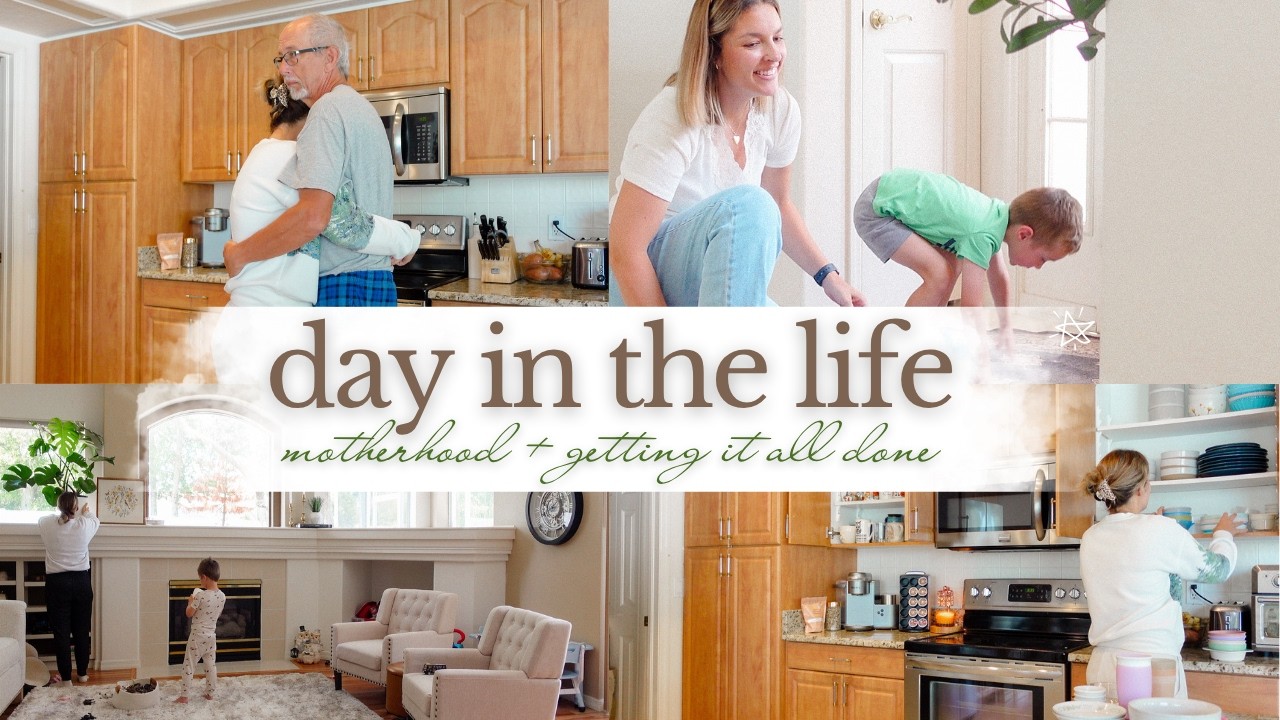 Motherhood, home decorating, clean with me & healthy snacks | days in the life